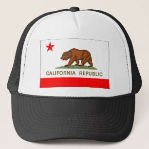 Gorra De Camionero Bandera de California