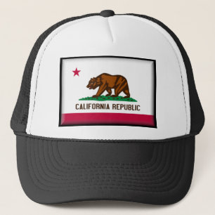 Gorra De Camionero Bandera de California