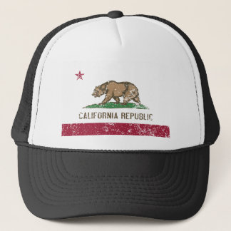 Gorra De Camionero Bandera de California con problemas