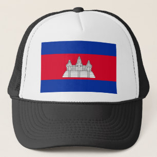 Gorra De Camionero Bandera de Camboya - bandera camboyana
