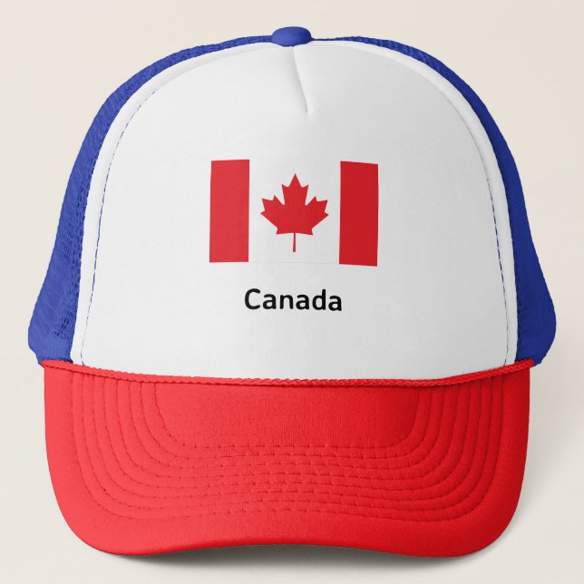 Gorra De Camionero Bandera de Canadá (Anverso)
