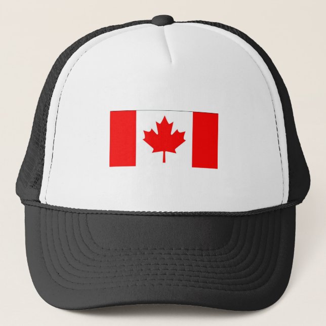 Gorra De Camionero Bandera de Canadá (Anverso)