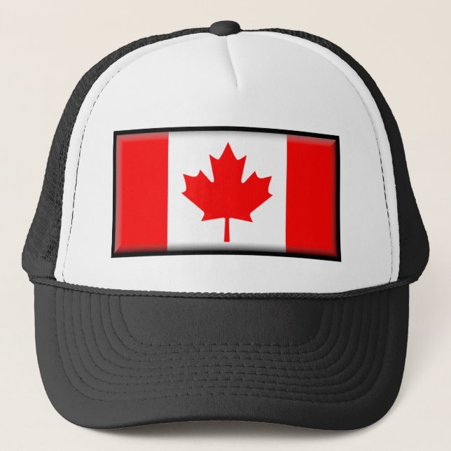 Gorra De Camionero Bandera de Canadá (Anverso)