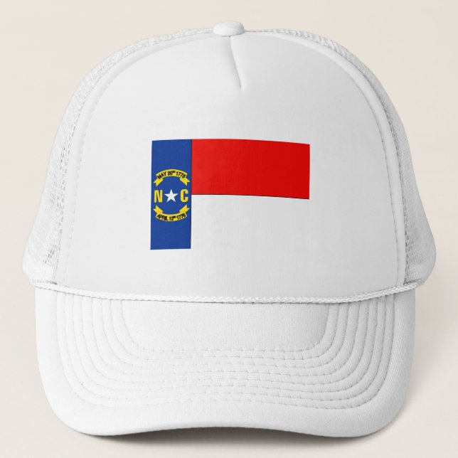 Gorra De Camionero Bandera DE CAROLINA DEL NORTE - (Anverso)