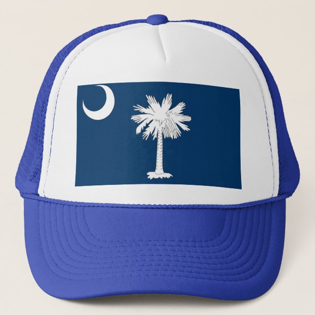 Gorra De Camionero Bandera de Carolina del Sur (Anverso)