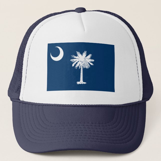 Gorra De Camionero Bandera de Carolina del Sur (Anverso)