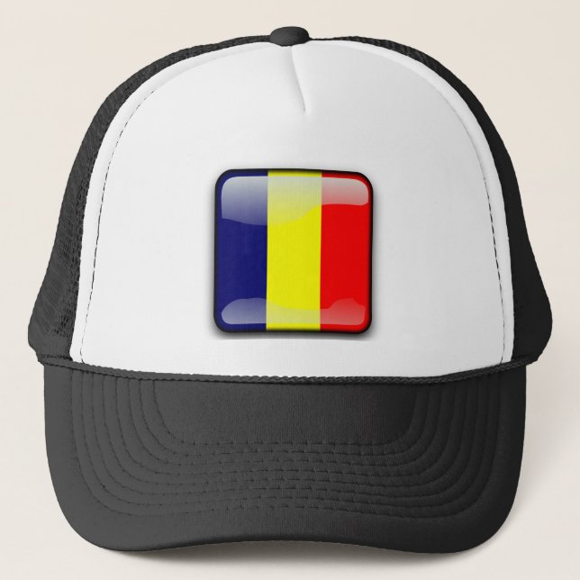 Gorra De Camionero Bandera de Chad (Anverso)