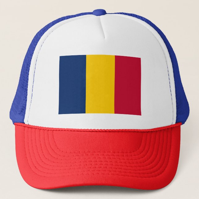 Gorra De Camionero Bandera de Chad (Anverso)