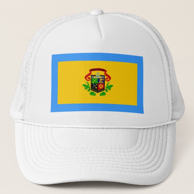 Gorra De Camionero Bandera de Charleston, Virginia Occidental (Anverso)