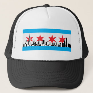 Gorra De Camionero Bandera de Chicago