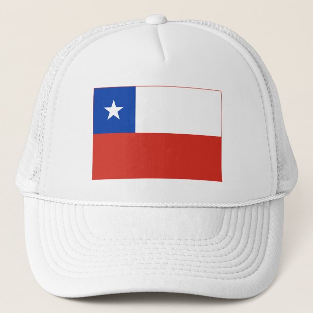 Gorra De Camionero Bandera de Chile (Anverso)