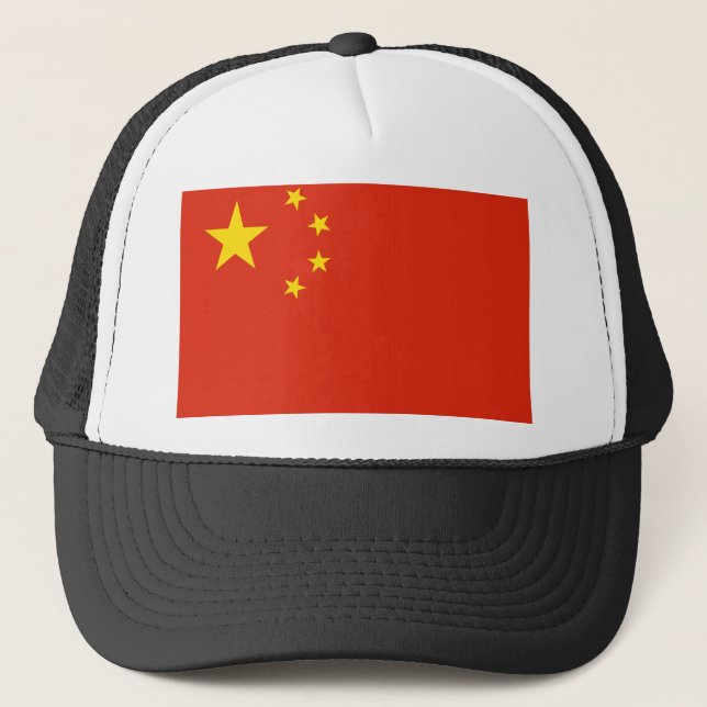 Gorra De Camionero Bandera de China (Anverso)