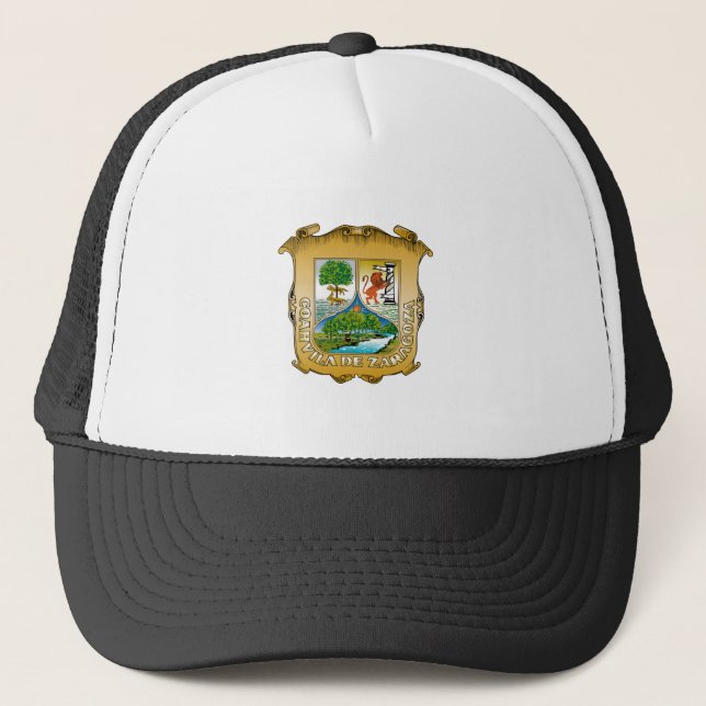 Gorra De Camionero Bandera de Coahuila, México (Anverso)