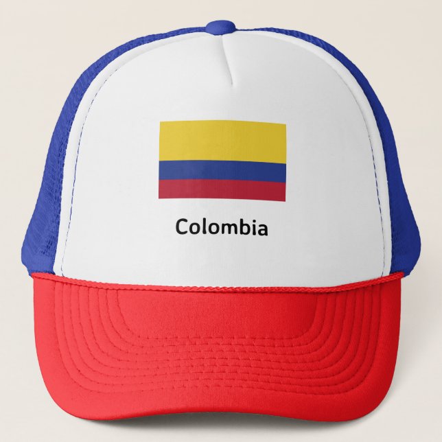 Gorra De Camionero Bandera de Colombia (Anverso)