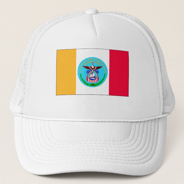 Gorra De Camionero Bandera de Colón, Ohio (Anverso)