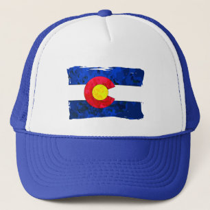 GORRA DE CAMIONERO BANDERA DE COLORADO