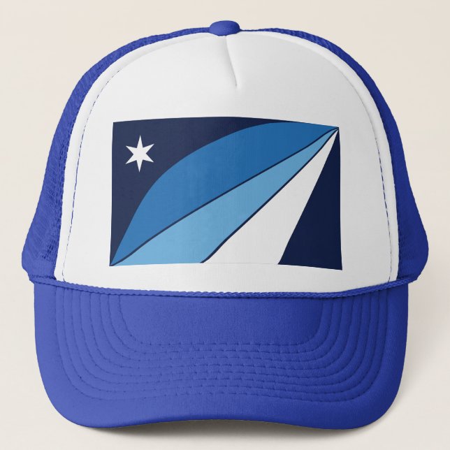 Gorra De Camionero Bandera de Columbia, Carolina del Sur (Anverso)