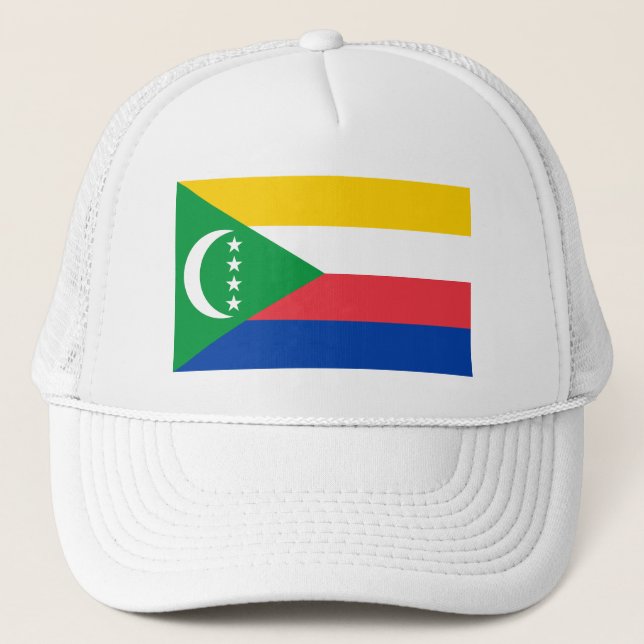 Gorra De Camionero Bandera de Comoras (Anverso)