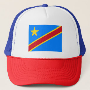 Gorra De Camionero Bandera de Congo Kinshasa