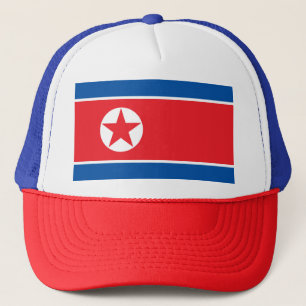 Gorra De Camionero Bandera de Corea del Norte