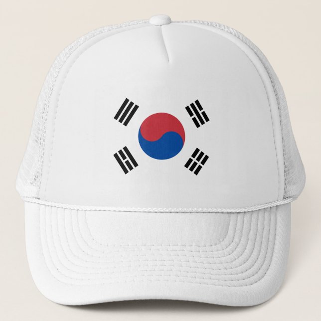 Gorra De Camionero Bandera de Corea del Sur (Anverso)