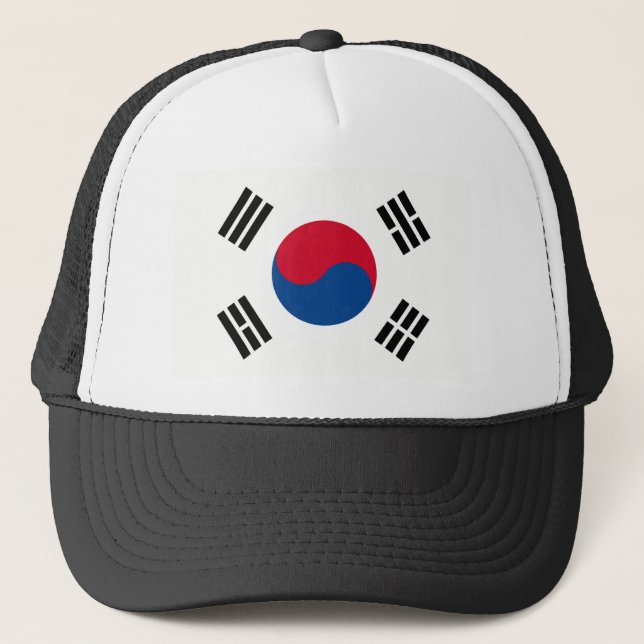 Gorra De Camionero Bandera de Corea del Sur (Anverso)