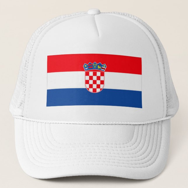 GORRA DE CAMIONERO BANDERA DE CROACIA (Anverso)