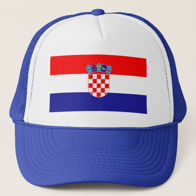 Gorra De Camionero Bandera de Croacia (Anverso)