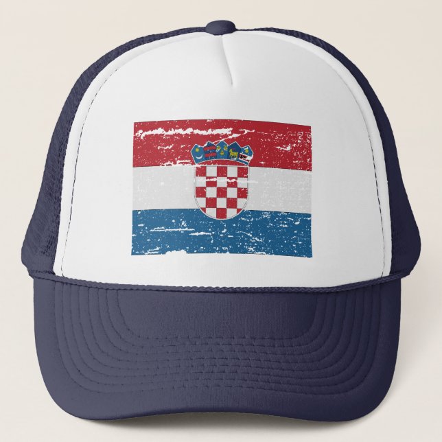 GORRA DE CAMIONERO BANDERA DE CROACIA (Anverso)