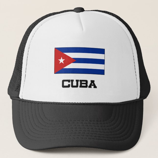 Gorra De Camionero Bandera de Cuba (Anverso)