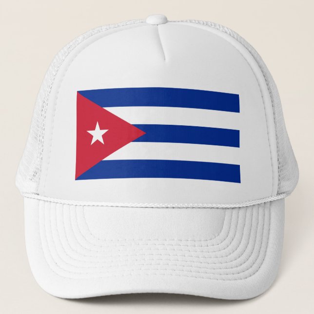 Gorra De Camionero Bandera de Cuba (Anverso)