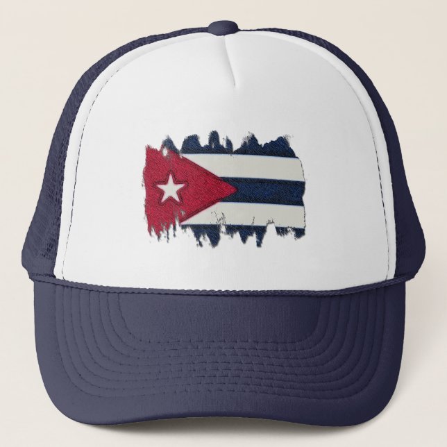GORRA DE CAMIONERO BANDERA DE CUBA (Anverso)