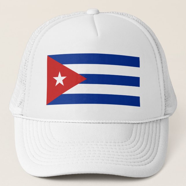 Gorra De Camionero Bandera de Cuba (Anverso)