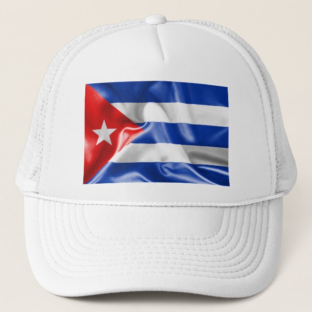Gorra De Camionero Bandera de Cuba (Anverso)