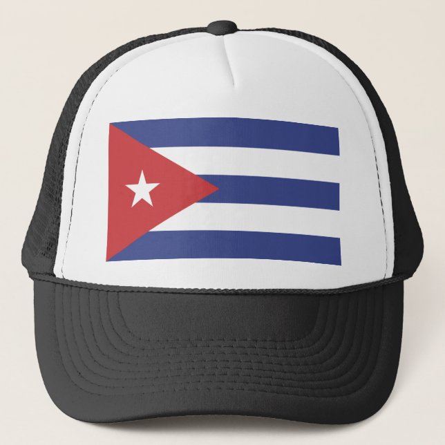 Gorra De Camionero Bandera de Cuba (Anverso)