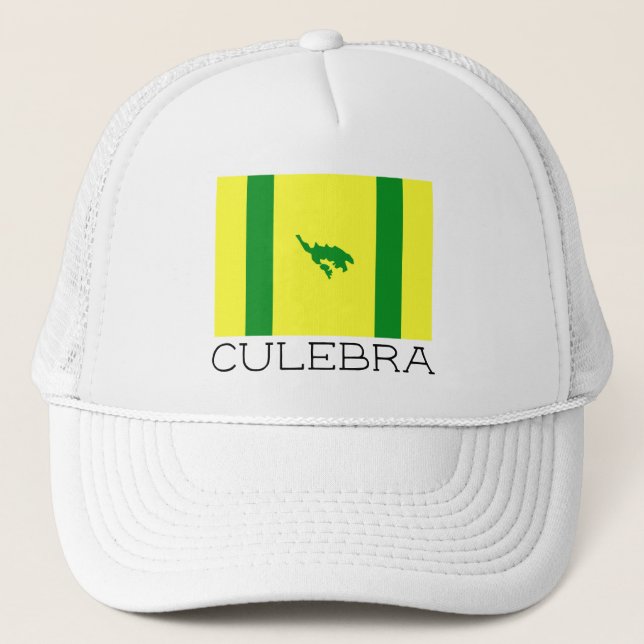 Gorra De Camionero Bandera de Culebra, Puerto Rico (Anverso)