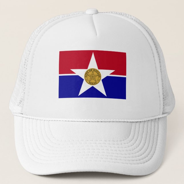 Gorra De Camionero Bandera de Dallas (Anverso)