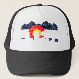 Gorra De Camionero Bandera de Denver Colorado