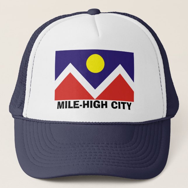 Gorra De Camionero Bandera de Denver, Colorado (Anverso)