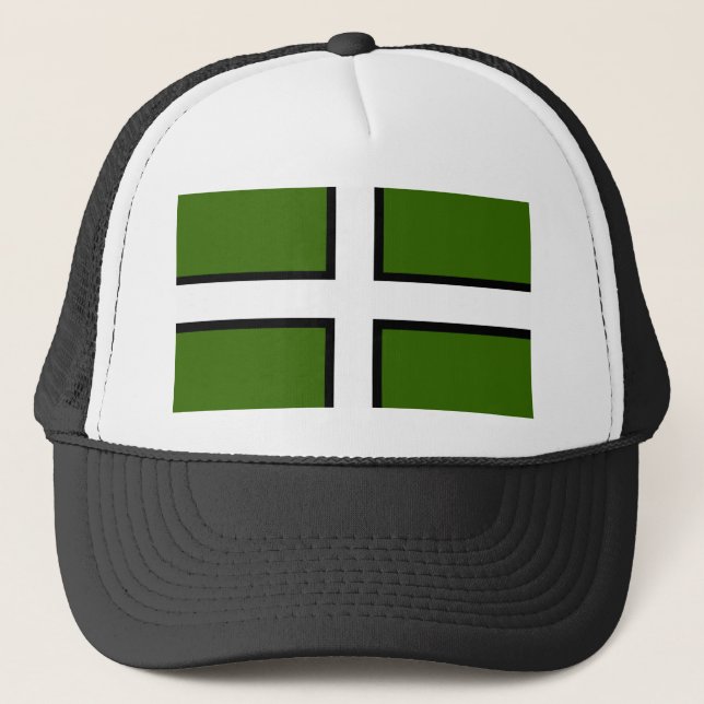 Gorra De Camionero Bandera de Devon (Anverso)