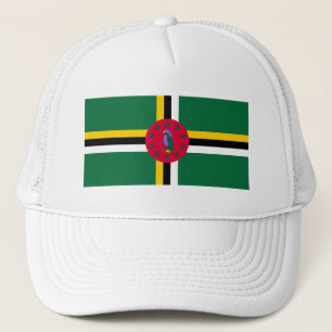 Gorra De Camionero Bandera de Dominica