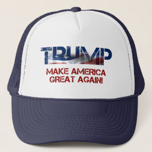 Gorra De Camionero Bandera de Donald Trump los E.E.U.U.