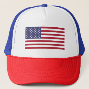 GORRA DE CAMIONERO BANDERA DE EE.UU.