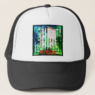 Gorra De Camionero Bandera de EE. UU. Murica