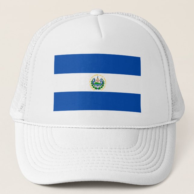 Gorra De Camionero Bandera de El Salvador (Anverso)