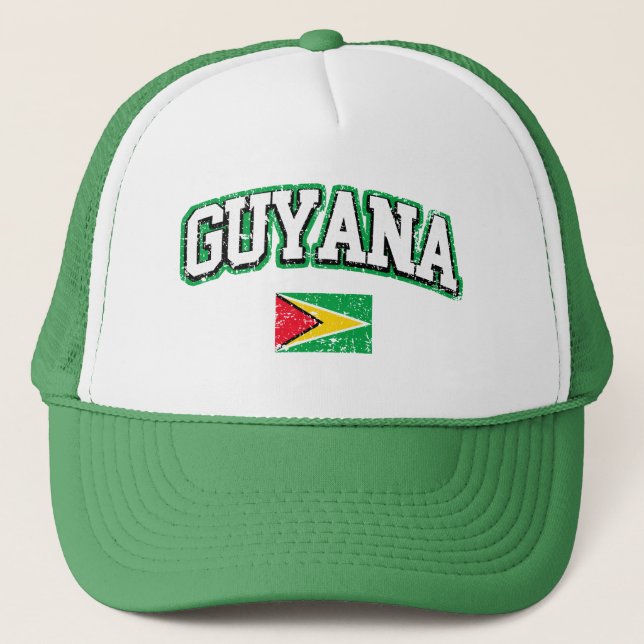 Gorra De Camionero Bandera de época de Guyana (Anverso)