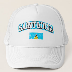 Gorra De Camionero Bandera de época de Santa Lucía