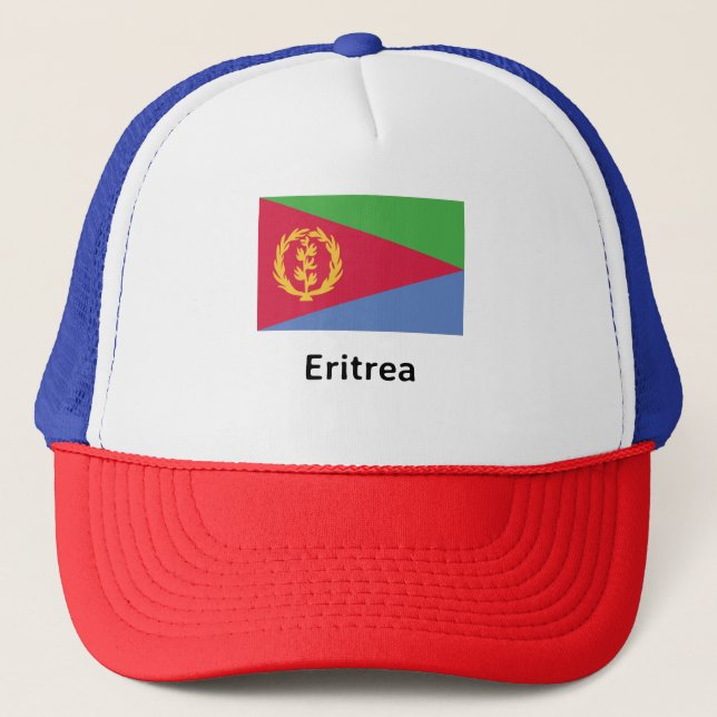Gorra De Camionero Bandera de Eritrea (Anverso)