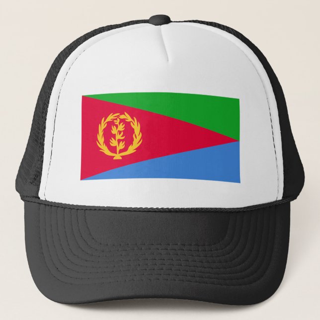 Gorra De Camionero Bandera de Eritrea (Anverso)