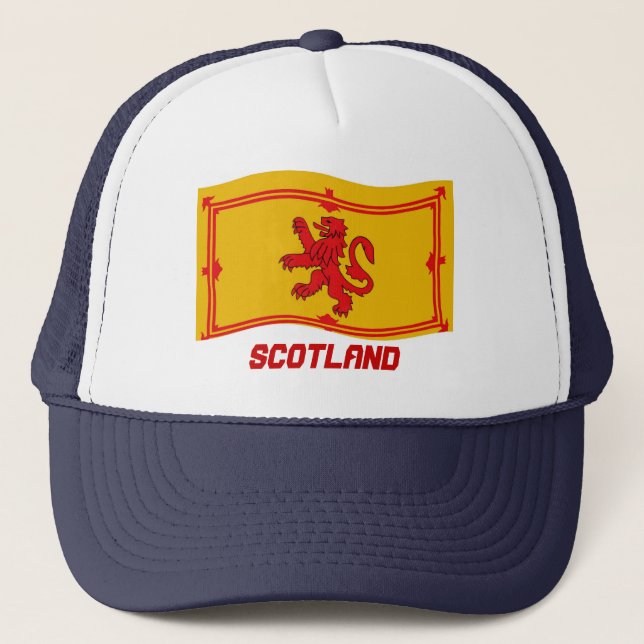 Gorra De Camionero Bandera de Escocia (Anverso)